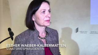 Staatsratspräsidentin Esther WaeberKalbermatten über das kantonale Raumplanungsgesetz [upl. by Merrielle]