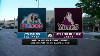 2023 NAIA Mens Basketball Championship Quarterfinals  College of Idaho vs Tougaloo [upl. by Yaja]