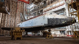 Return to the ABANDONED Soviet Buran SPACE SHUTTLES [upl. by Nref]