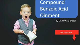 Compound Benzoic Acid Ointment [upl. by Wandie]