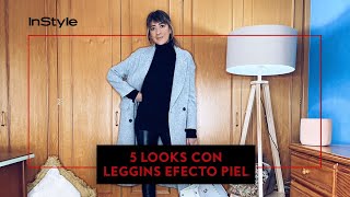 5 looks con los leggings efecto piel de Calzedonia favoritos de Instagram [upl. by Bendicty]