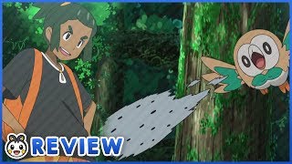 Ash VS Hau Ashs Rowlet Learns Seed Bomb Rowlets Everstone  Pokemon Sun amp Moon Episode 97 Review [upl. by Etteyafal]