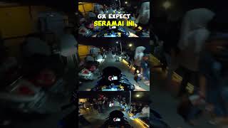 Ke Cafe Pakai ZX25r Auto Jadi Pusat Perhatian motovlog [upl. by Adalheid]