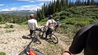 Biking Brown Rice Trail Big Sky Resort 2022 [upl. by Enomaj693]