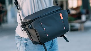 PGYTECH ONEMO SLING 7L9L CAMERA BAG REVIEW BIG STORAGE EXPANDABLE POCKETS AND STYLISH LOOK [upl. by Byram]