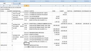 Contabilidad Gubernamental en Excel parte 2 afectación de presupuesto curso contabilidad pública [upl. by Urbai]