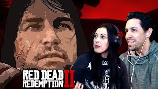 JOHN MARSTON REVEALED  RED DEAD REDEMPTION 2 Trailer Reaction 3 [upl. by Ahcurb]