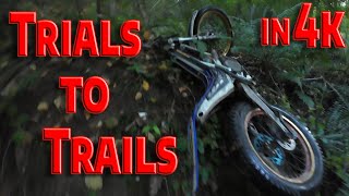 Riding a TRIALS bike as a normal dirt bike [upl. by Annalla]