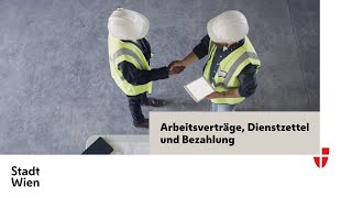 Arbeitsverträge Dienstzettel und Bezahlung [upl. by Ardnekan]