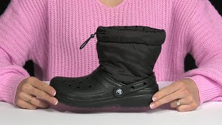 Crocs Kids Classic Lined Neo Puff Boot Little KidBig Kid SKU 9922276 [upl. by Quentin]