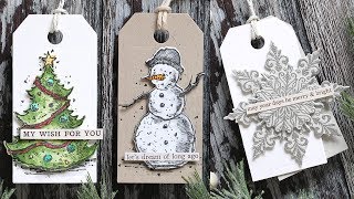 Sizzix Tim Holtz Sidekick and Holiday Tags with Shari Carroll [upl. by Nyladnek]