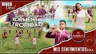 TORMENTA TROPICAL BANDA ORQUESTA  MIS SENTIMIENTOS DRA  Video Official 4K [upl. by Airotnahs594]