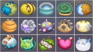 RARE FIDDLEMENT EPIC FLOOGULL RARE CLAVIGNAT  Guess the Monster Eggs  My Singing Monsters [upl. by Cochard431]