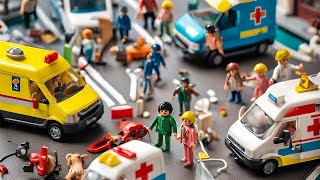 Playmobil Geburt im Einsatz – Ein aufregendes Abenteuer im Krankenwagen [upl. by Nwadahs629]