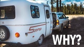 WHY We Chose to LIVE in a 13ft Scamp Trailer [upl. by Analla]