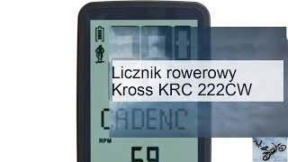 Licznik rowerowy Kross KRC 222CW  Sklep Online [upl. by Zanlog947]