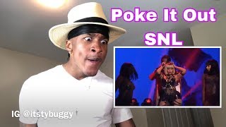 Nicki Minaj Poke It Out SNL REACTION [upl. by Aihc529]