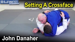 Setting A Crossface  A Crucial Skill of Half Guard Passing by John Danaher [upl. by Ritz]