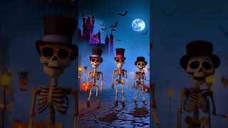 Skeleton Dance Party 💀🎃  PUMPKIN KIDS LEARNING CHANNEL halloween spooky danceparty [upl. by Yarvis45]