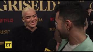 Karol G  ENTREVISTA en la premiere de la serie de Netflix “Griselda” [upl. by Nollahs]