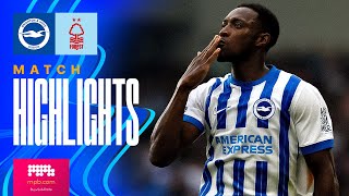 HIGHLIGHTS  Brighton v Nottingham Forest  Premier League [upl. by Ciryl798]