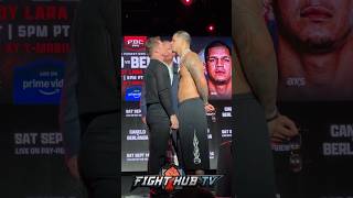 INTENSE Canelo vs Edgar Berlanga FACE OFF at Press Conference [upl. by Cl]