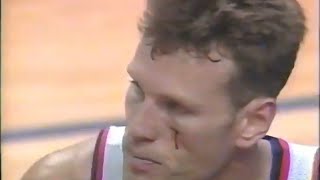 Dan Majerle 19 pts vs Warriors 1994 NBA Playoffs Game 1 [upl. by Maleki]