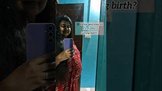 what will I do after giving birth🤔🤣 birth pregnancy shortvideos shortcomedy funny nineth [upl. by Enaywd]