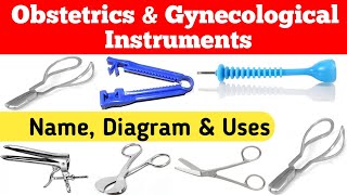 Obstetrics and Gynecological instruments Name Picture amp Uses instruments nursing [upl. by Ailisab]