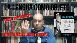 EMILE BENVENISTE Estructuralismo lengua y lenguaje  Primer Video [upl. by Ytsirt365]