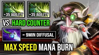 How to Anti Counter 1st Item 9Min Diffusal Max Range Mana Burn with 2x Butterfly Sniper Dota 2 [upl. by Haimarej650]