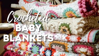 6 Absolutely Adorable Crocheted Baby Blankets [upl. by Aydni]