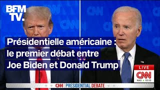 Présidentielle américaine lintégralité du premier débat entre Joe Biden et Donald Trump [upl. by Arbmahs]