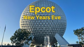 Hanging out in Epcot on New Years Eve to check out crowds and entertainment [upl. by Yesnnyl]