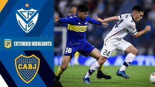 Vélez Sarsfield vs Boca Juniors Extended Highlights  LPF  CBS Sports Golazo [upl. by Garratt]