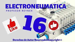 Diagrama 1✅ Cilindro Simple Efecto con Electrovalvula Monoestable 32 en Electroneumatica💓👌tech🚀🔌 [upl. by Naasar186]