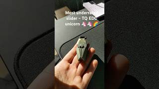 TQ EDC Unicorn slider  Gold Zirc Very underrated fidgettoys edc [upl. by Brion]