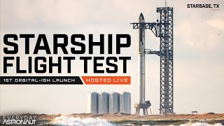 Watch SpaceX launch Starship the biggest rocket ever LIVE [upl. by Phenice]