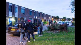 Inzet arrestatieteam en twee helikopters bij achtervolging van verdachten schietpartij [upl. by Monteith171]