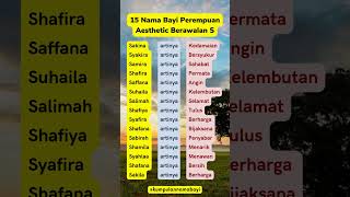 15 Nama Bayi Perempuan Islami Berawalan S namabayi [upl. by Aleina295]