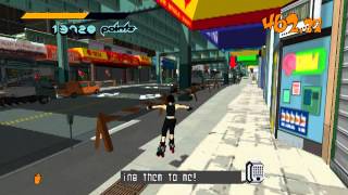 Jet Set Radio HD Walkthrough  Jet ranking on Bantam St w CubeCombo [upl. by Keldah]