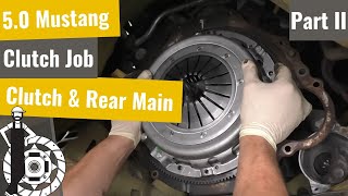 Mustang 50 Clutch Job  Part Two  Rear Main Seal amp Clutch Install [upl. by Chambers]