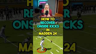 How To Recover Onside Kicks In Madden 24 [upl. by Ahselaf]