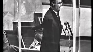 Eichmann trial  Session No 90 [upl. by Ahsirkal]