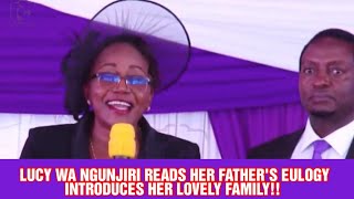 EVANGELIST LUCY WA NGUNJIRI GÙTHOMA TRIBUTE YA BABA WAO NA KUHEANA RUGANO RWA MWANYA RWA FAMILY YAO [upl. by Bibby]