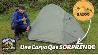 🏕️Tienda KAZOO 1P🏕️  ¿Mejor que NATUREHIKE [upl. by Maziar990]