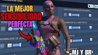 COMO CONFIGURAR la SENSIBILIDAD en CALL OF DUTY MOBILE MJ Y BR [upl. by Ahsinot848]