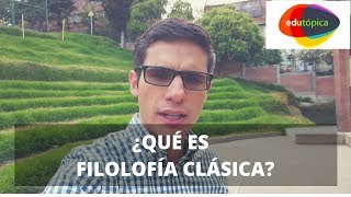 Soy filólogo clásico pero ¿qué es filología clásica [upl. by Bakeman]