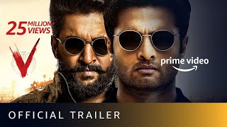 V  Official Trailer  Nani Sudheer Babu Aditi Rao Hydari Nivetha Thomas  Sept 5 [upl. by Germain]