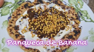 Panqueca de Banana vegana com Aveia sem Leite sem Ovo [upl. by Ineslta]